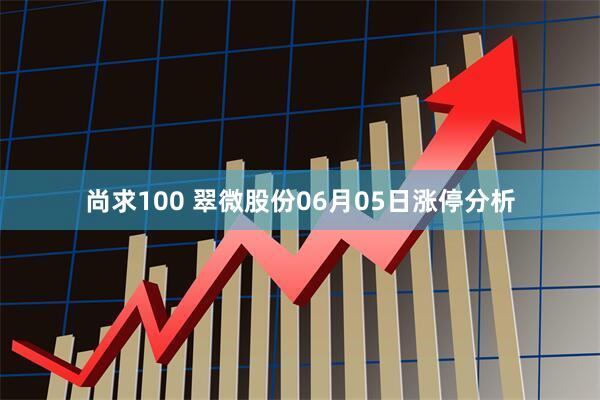 尚求100 翠微股份06月05日涨停分析
