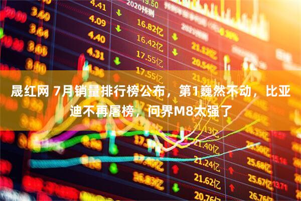 晟红网 7月销量排行榜公布，第1巍然不动，比亚迪不再屠榜，问界M8太强了